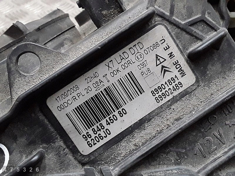 Frontscheinwerfer Citroën C5 I 9684845080 Rechts Scheinwerfer Headlight SCH8932275253mi