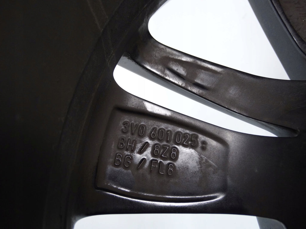 1x Alufelge 17 Zoll 6.5" 5x112 41ET Glanz Schwarz 3V0601025BG Skoda Superb Iii FEL8207971792hk