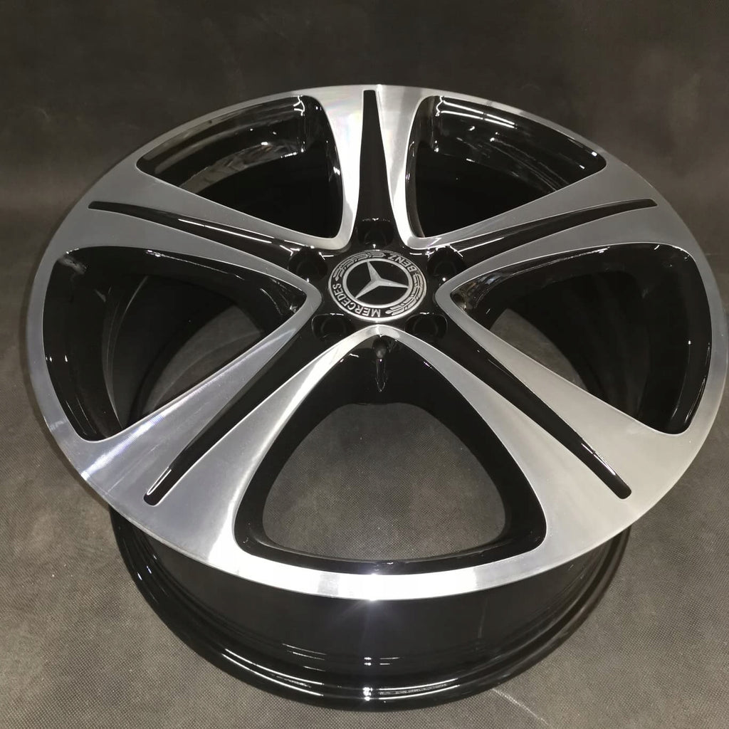 4x Alufelge 18 Zoll 8.0" 5x112 43ET Glanz Silber A2134011400 Mercedes-Benz W213 FEL3789708026et