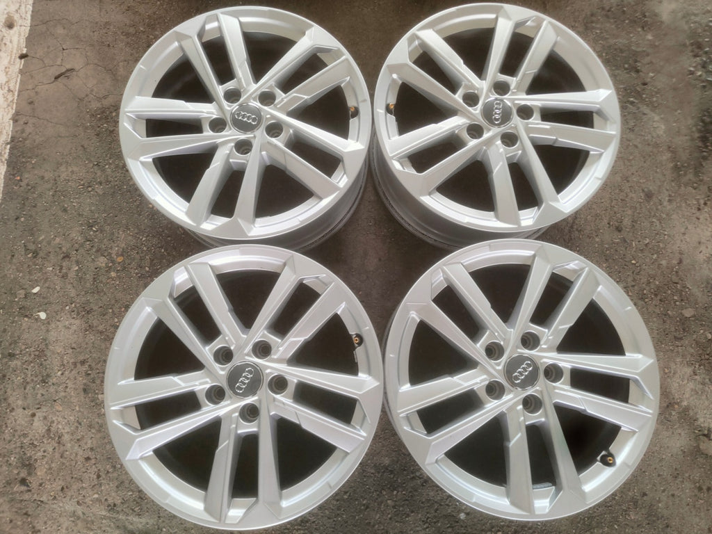 4x Alufelge 17 Zoll 6.5" 5x112 43ET Glanz Silber 8Y0601025L Audi A6 A4 Rim Wheel FEL3782394845xt