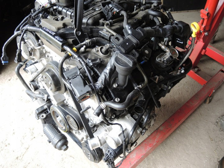 Motor Kia Stinger G6DP 3.3 Benzin Engine Komplett MOT8984758611wb
