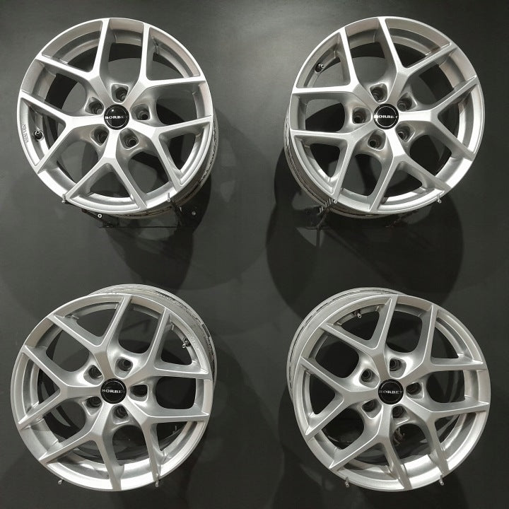 4x Alufelge 16 Zoll 7.0" 5x112 38ET Glanz Silber Audi C6 A4 B6 B7 Rim Wheel FEL6372637230fr