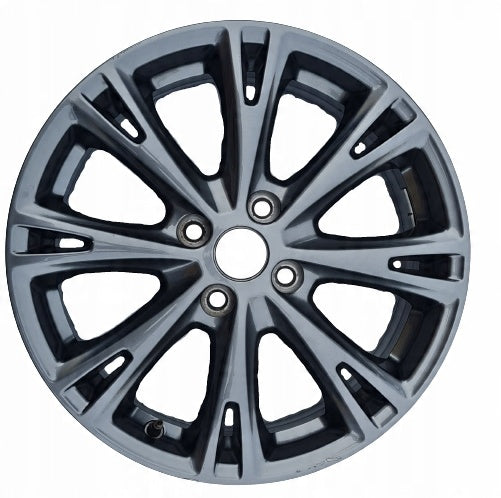 1x Alufelge 17 Zoll 7.0" 4x108 47,5ET Glanz Silber Ford Fiesta Rim Wheel