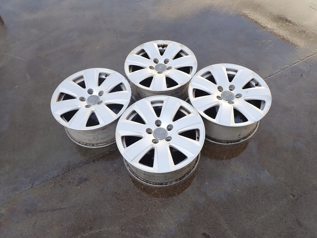 4x Alufelge 16 Zoll 7.5" 5x112 42ET Glanz Silber 4F0601025AN Audi Rim Wheel FEL2075673207fh