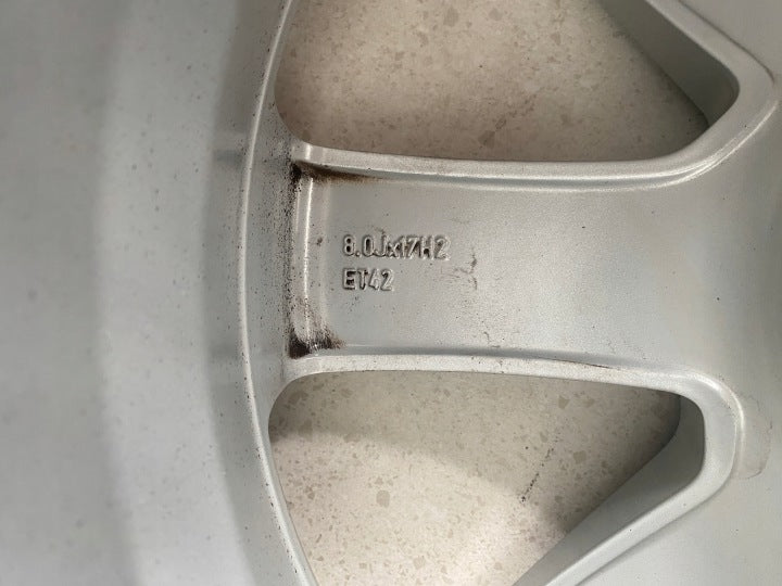 1x Alufelge 17 Zoll 8.0" 5x108 42ET Glanz Silber 31362838 Volvo S90 V90 FEL3968918377zh