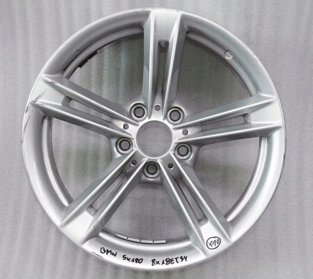 1x Alufelge 18 Zoll 8.0" 5x120 34ET 6877135 BMW F36 3 F30 F32 F31 Rim Wheel FEL2673398502rv