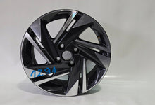 Laden Sie das Bild in den Galerie-Viewer, 1x Alufelge 16 Zoll 6.0&quot; 4x100 50ET Glanz Schwarz 52910Q0200 Hyundai I20 III Mg