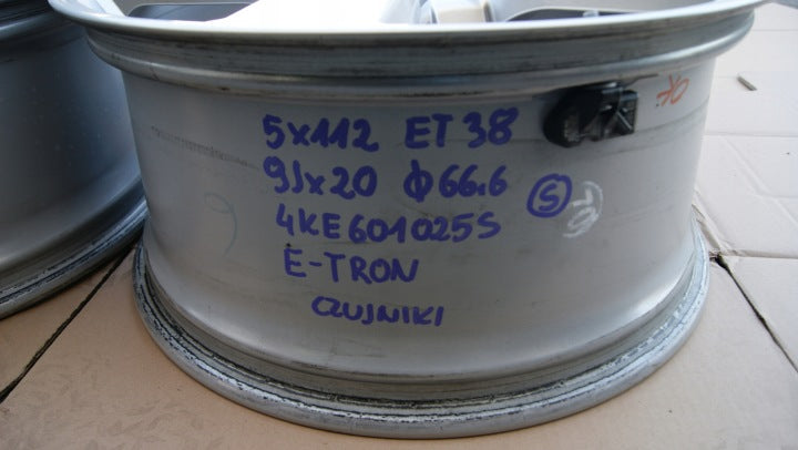4x Alufelge 20 Zoll 9.0" 5x112 38ET 4KE601025S Audi E Tron Rim Wheel FEL4046934582dv