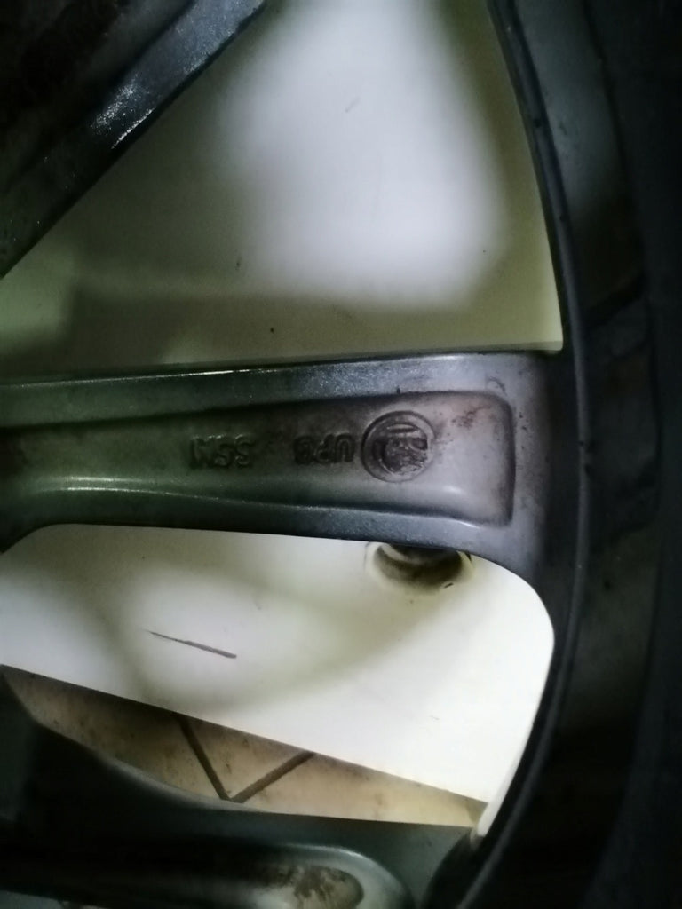 1x Alufelge 19 Zoll 7.5" 5x112 51ET Graphit 5E0601025 Skoda Octavia Rim Wheel