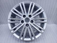 Load image into Gallery viewer, 1x Alufelge 17 Zoll 7.0" 5x120 55ET Glanz Silber 7E0601025J VW Transporter FEL8803695545zt