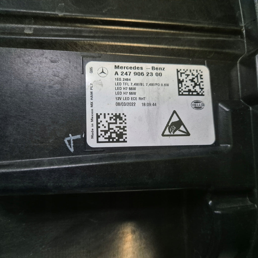 Frontscheinwerfer Mercedes-Benz Glb X247 A2479062300 Halogen Links Headlight SCH6223984202rl
