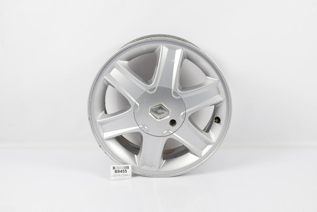 1x Alufelge 15 Zoll 6.0" 4x100 50ET Silber 8200659138 Renault Clio 1 Iii