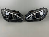 Frontscheinwerfer Mercedes-Benz W205 A2059062504 A2059062602 Full LED Ein Satz