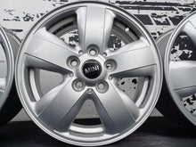 Laden Sie das Bild in den Galerie-Viewer, 4x Alufelge 15 Zoll 5.5" 5x112 46ET Glanz Silber 6855110 Mini Rim Wheel FEL2690844308dy