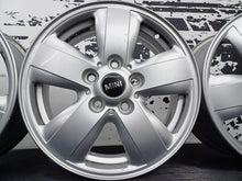 Load image into Gallery viewer, 4x Alufelge 15 Zoll 5.5" 5x112 46ET Glanz Silber 6855110 Mini Rim Wheel FEL2690844308dy