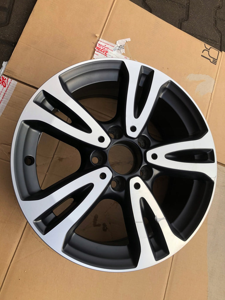 1x Alufelge 16 Zoll 6.5" 5x112 49ET Mercedes-Benz Rim Wheel