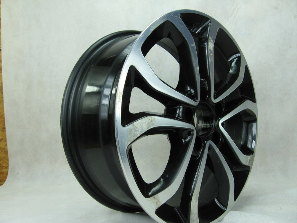 1x Alufelge 17 Zoll 7.0" 5x112 48,5ET Glanz Schwarz A2054010200 Mercedes-Benz