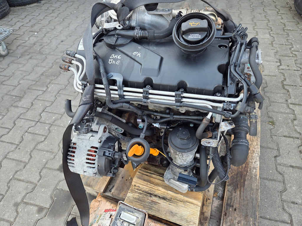 Motor Audi A3 BKC BLS BXE 1.9 TDI 105PS 77kW 129TKm Diesel Engine Komplett