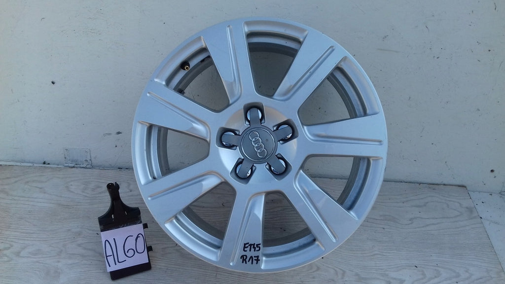 1x Alufelge 17 Zoll 7.5" 5x112 47ET Silber 3C0601025J Audi Rim Wheel