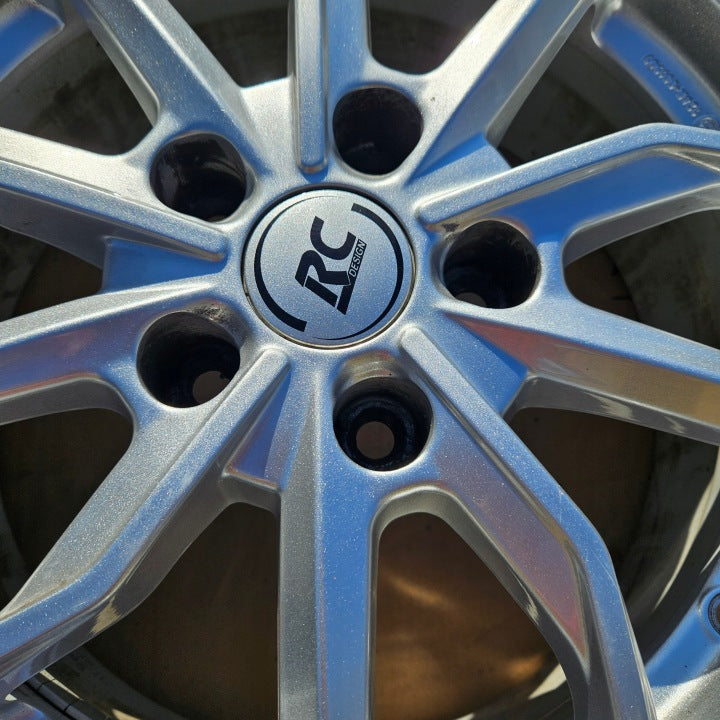 1x Alufelge 16 Zoll 6.5" 5x114.3 50ET Schwarz KBA53931 Renault Megane Rim Wheel FEL3751572624ko