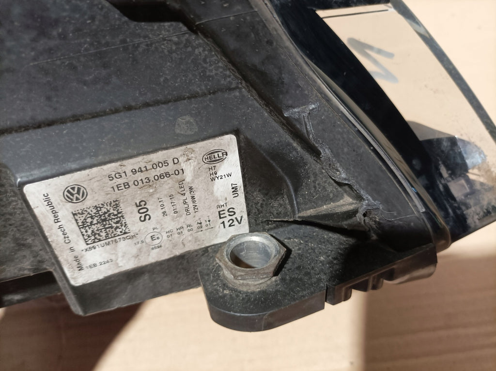 Frontscheinwerfer VW Golf VII 5g1 5G1941005D LED Links Scheinwerfer Headlight SCH6885627418wd