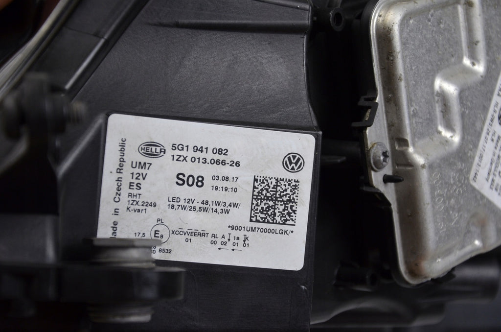 Frontscheinwerfer VW Golf VII 5G1941082 5G1941081 LED Ein Satz Headlight SCH3023317270mp
