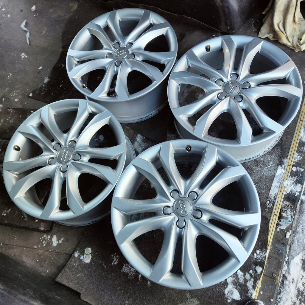 4x Alufelge 19 Zoll 7.0" 5x112 37ET Glanz Silber 8R0601025 Audi A5 A6 Rim Wheel FEL3550970429wk