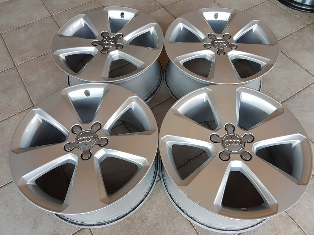 4x Alufelge 17 Zoll 7.5" 5x112 51ET Glanz Silber 8V0601025BK Audi A3 Rim Wheel FEL7070271984rq