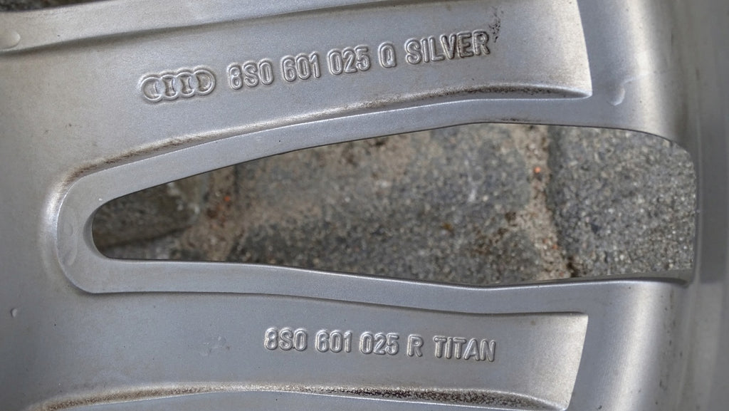 1x Alufelge 19 Zoll 9.0" 5x112 52ET 8S0601025QR Audi Tt Rim Wheel