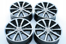 Load image into Gallery viewer, 4x Alufelge 16 Zoll 6.5" 5x112 Glanz 5G0601025BQ VW Passat Beetle Touran Jetta FEL3714780751td