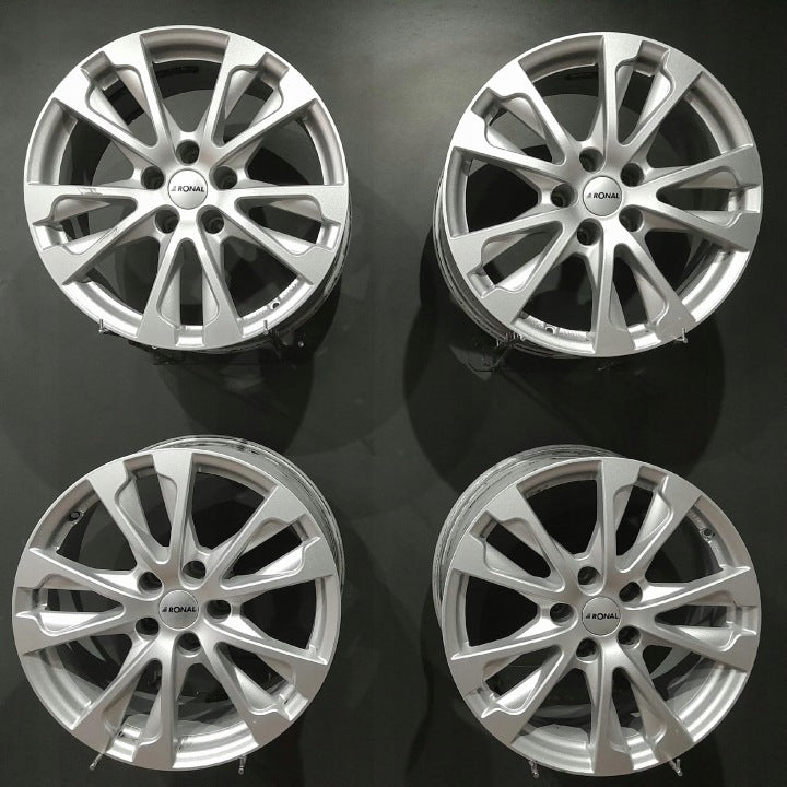 4x Alufelge 17 Zoll 7.5" 5x112 27ET Glanz Silber KBA51012 BMW 5 G31 G30 3 G20 FEL5498215628mh