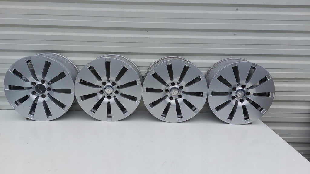 4x Alufelge 17 Zoll 7.5" 5x112 36ET Glanz Silber Mercedes-Benz Glc Rim Wheel FEL6227425599cu