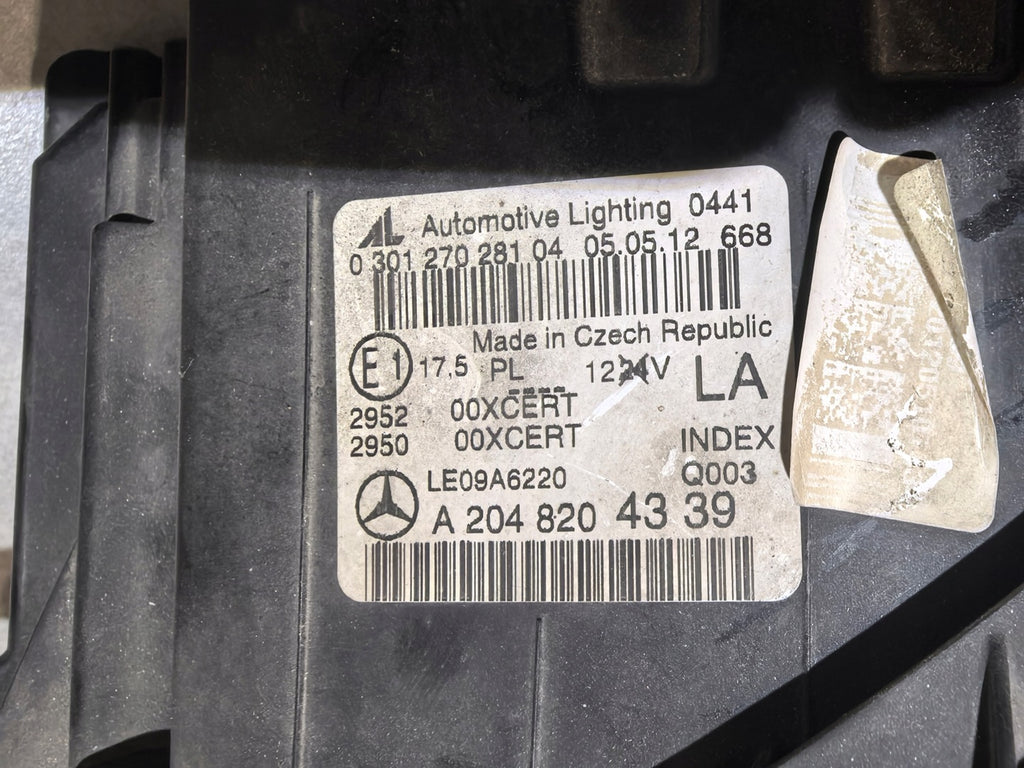 Frontscheinwerfer Mercedes-Benz X204 W204 C204 A2048204339 Xenon Links Headlight SCH9019187449fw