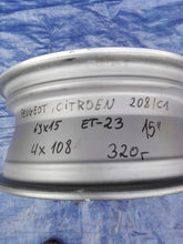 Load image into Gallery viewer, 1x Alufelge 15 Zoll 6.0" 4x108 23ET AR601523 Citroën Rim Wheel FEL5940312202nz