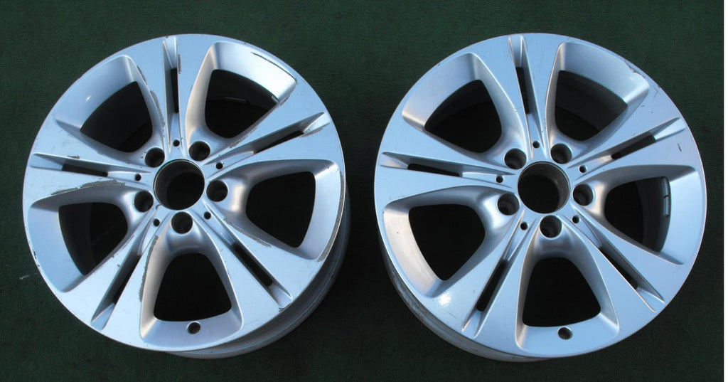 1x Alufelge 17 Zoll 7.0" 5x112 48ET Glanz Silber A2054014300 Mercedes-Benz