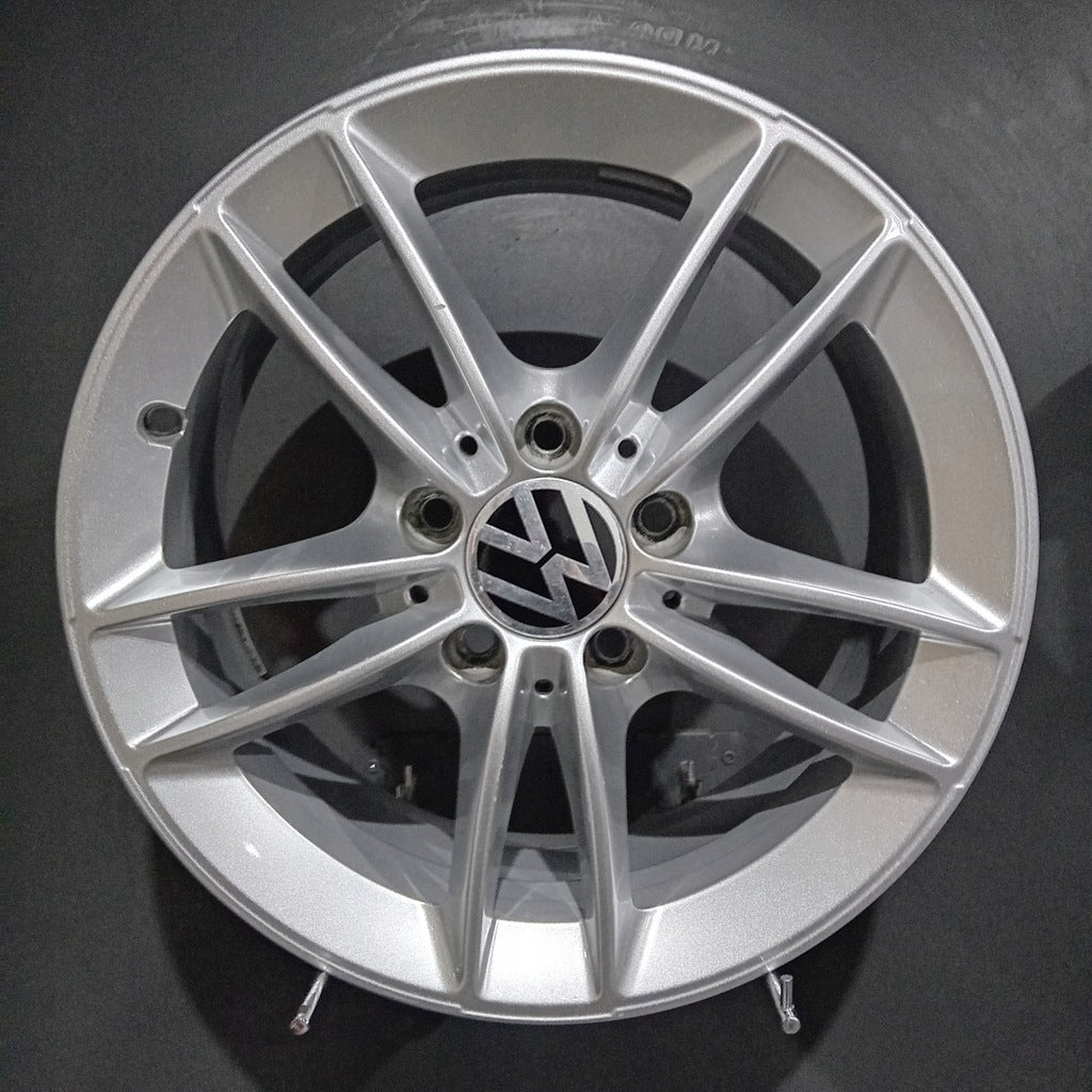 4x Alufelge 16 Zoll 6.5" 5x112 44ET Glanz Silber A1774010100 Mercedes-Benz Caddy FEL9389460904gl