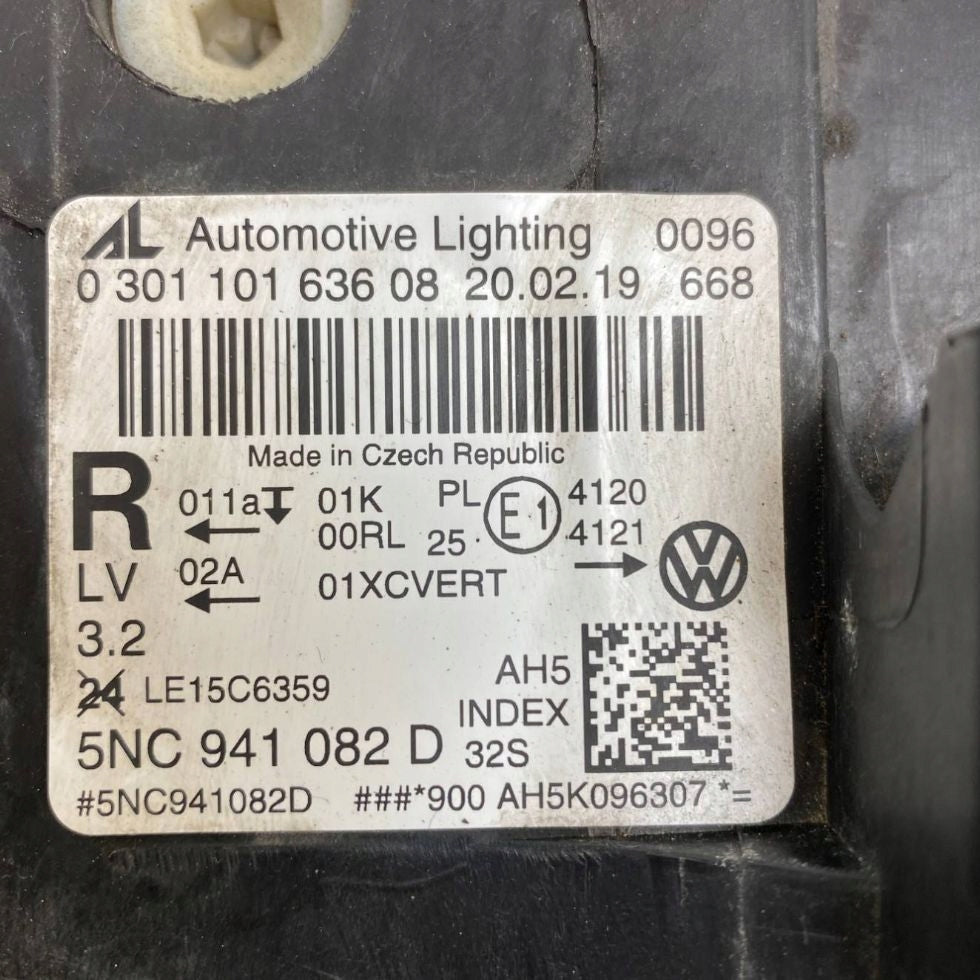 Frontscheinwerfer VW Tiguan 5NC941082D Rechts Scheinwerfer Headlight SCH3507302655it
