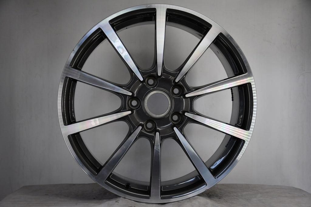 1x Alufelge 20 Zoll 8.0" 5x130 57ET Glanz Graphit 98136216014 Mg Carrera