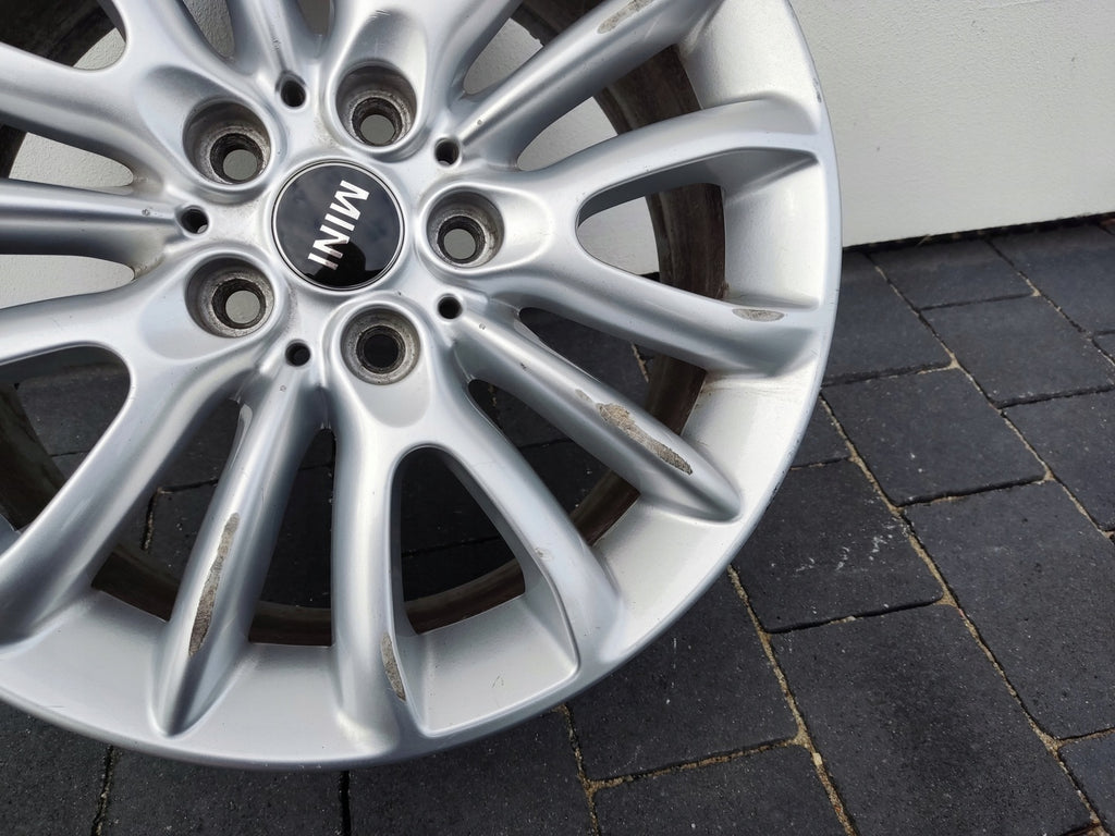1x Alufelge 17 Zoll 7.5" 5x112 54ET Glanz Schwarz 36116856046 Mini Clubman F54