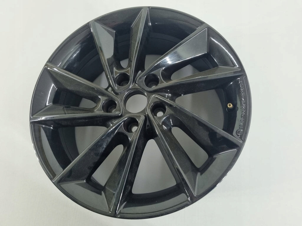 1x Alufelge 17 Zoll 6.5" 5x112 38ET Glanz Schwarz DK65738 Skoda I Rim Wheel FEL2950881892ek