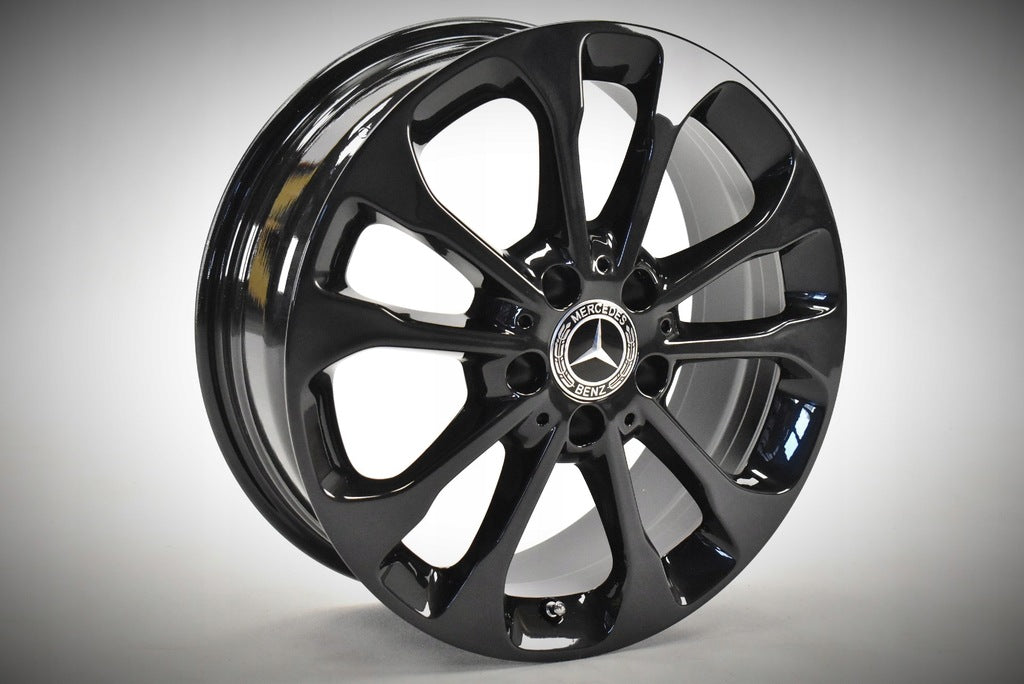 4x Alufelge 17 Zoll 6.5" 5x112 38ET Glanz Schwarz A1564011700 Mercedes-Benz X156 FEL4813699281nw