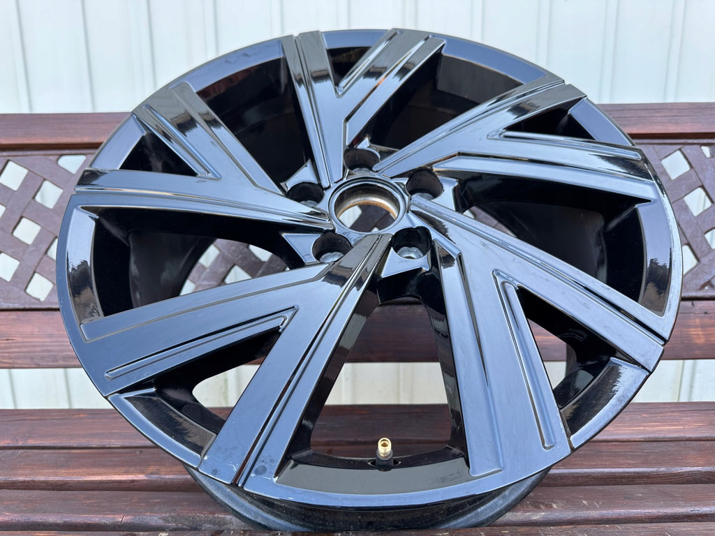 1x Alufelge 18 Zoll 7.5" 5x112 51ET Glanz Schwarz 5H0601025M VW Golf Viii FEL1104875070fl