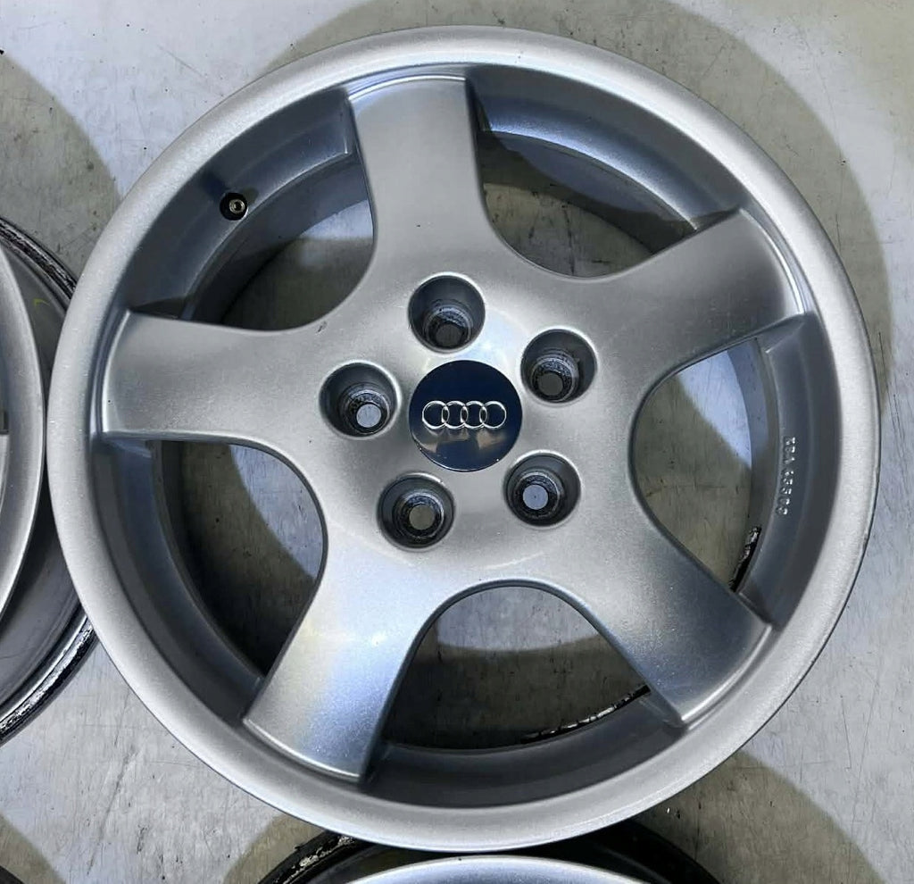 4x Alufelge 16 Zoll 7.0" 5x112 48ET Glanz Silber KBA45563 Rim Wheel FEL4251566719ql