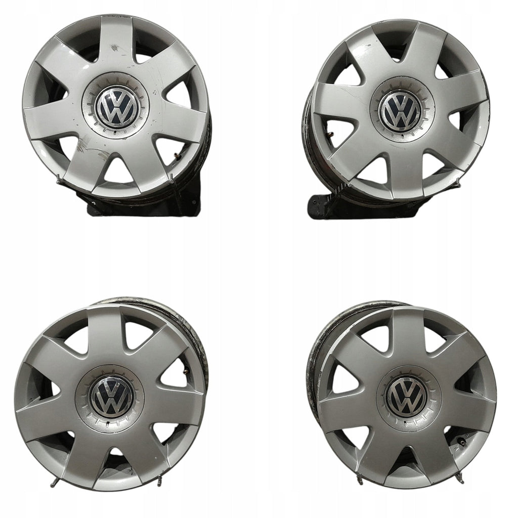 4x Alufelge 14 Zoll 6.0" 5x100 43ET 6Q0601025K VW I Rim Wheel FEL3198824093ok