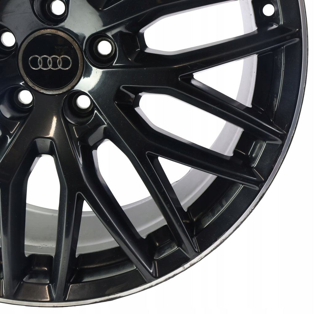 1x Alufelge 19 Zoll 9.0" 5x112 33ET Glanz Schwarz 8T0601025DL Audi A5 Rim Wheel FEL2612783554ir