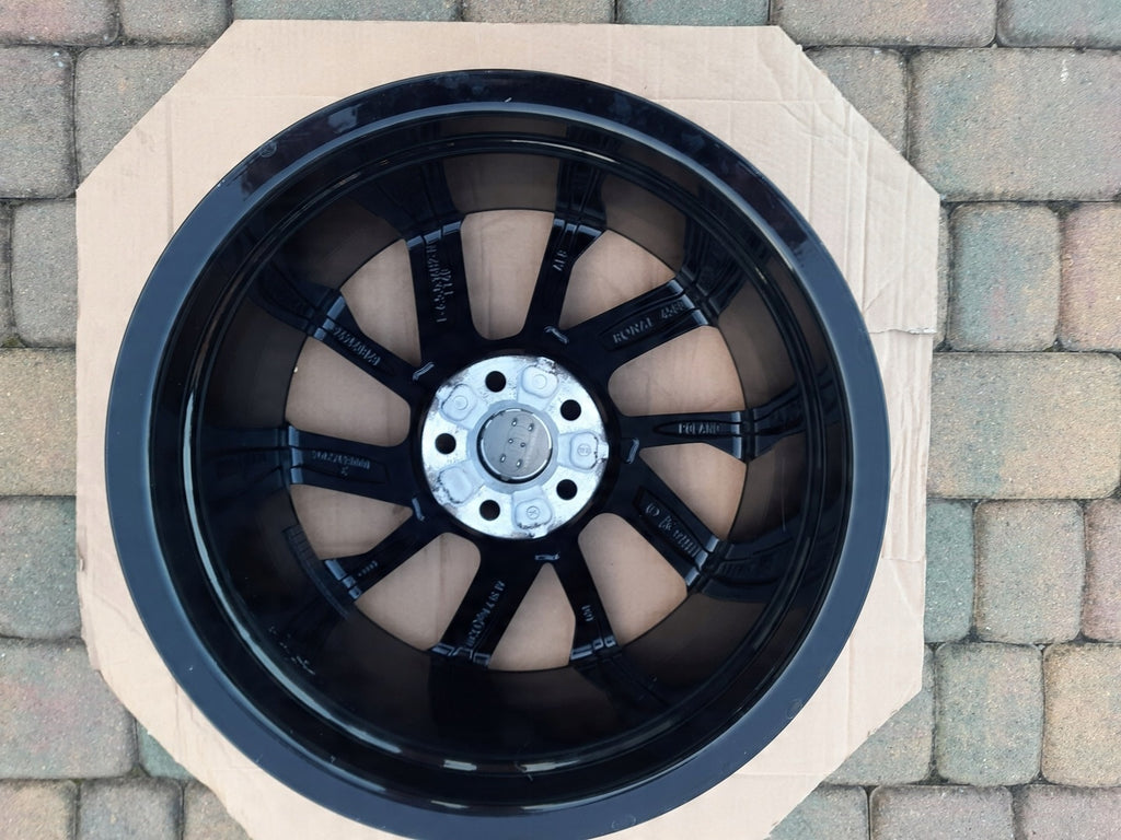 1x Alufelge 16 Zoll 6.5" 5x100 40ET Schwarz 82B071496 Audi A1 Sportback