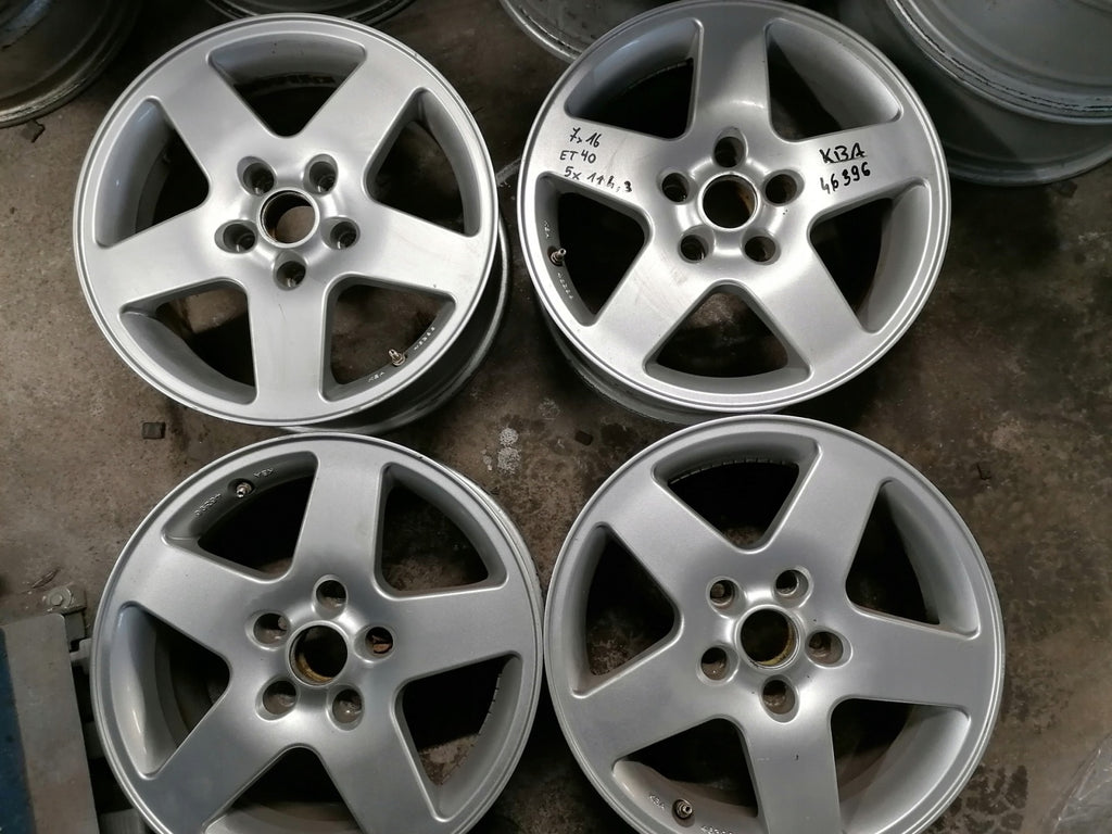 4x Alufelge 16 Zoll 7.0" 5x114.3 Nissan Qashqai Corolla Rim Wheel FEL3542240566zf