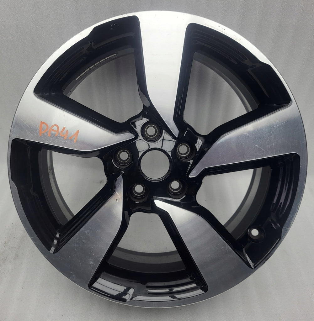 1x Alufelge 18 Zoll 7.0" 5x114.3 40ET Glanz Schwarz Nissan X-Trail I Qashqai FEL1941378587bh