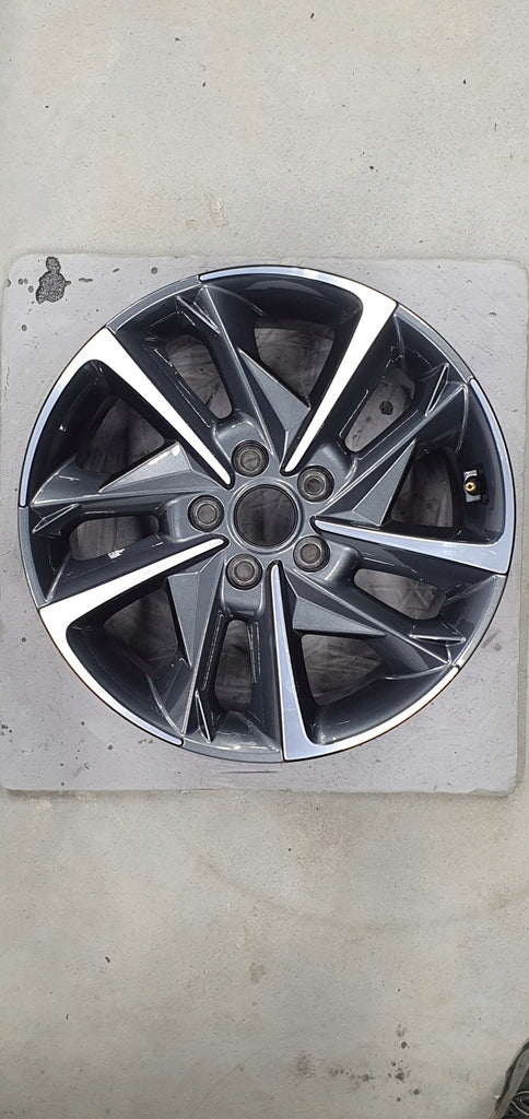 1x Alufelge 17 Zoll 7.0" 5x114.3 53ET Glanz Graphit 52910-G4700 Hyundai I30 Mg FEL6005879380fw