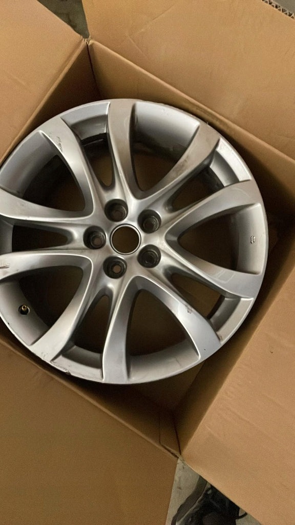 1x Alufelge 19 Zoll 7.5" 5x114.3 45ET Glanz Silber 9965-08-7590-CN Mazda